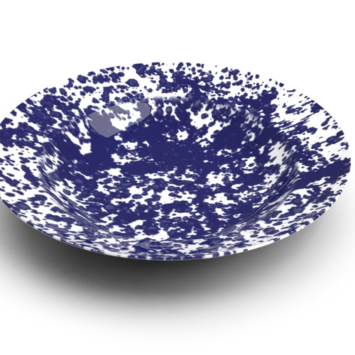 Plat Rond Creux Magma Bleu Cobalt En Porcelaine De Limoges Ø 29 5 Cm Objet Non Personnalisable