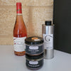 Coffret apéro Vin rosé 75 cl+ Huile d'olive + Terrines artisanales Château des Coccinelles® 🇫🇷