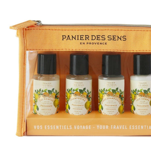 Trousse voyage Provence 4 soins Panier des Sens® fabrication France 🇫🇷