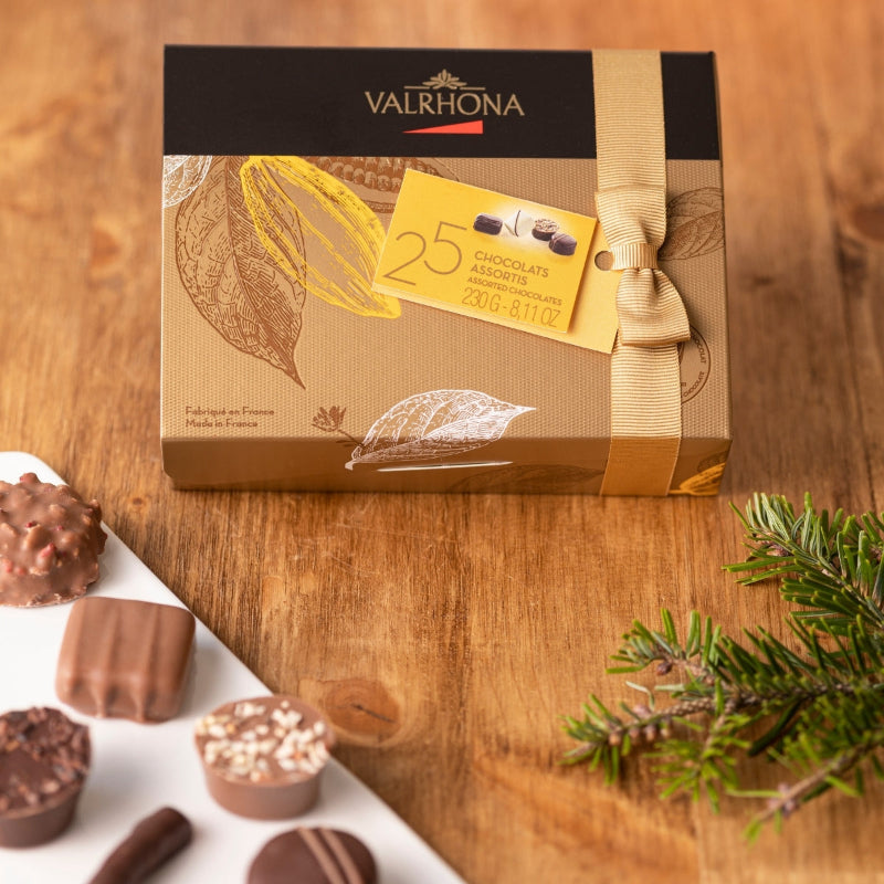 Ballotin assorti de 25 chocolats 230g Valrhona® 🇫🇷