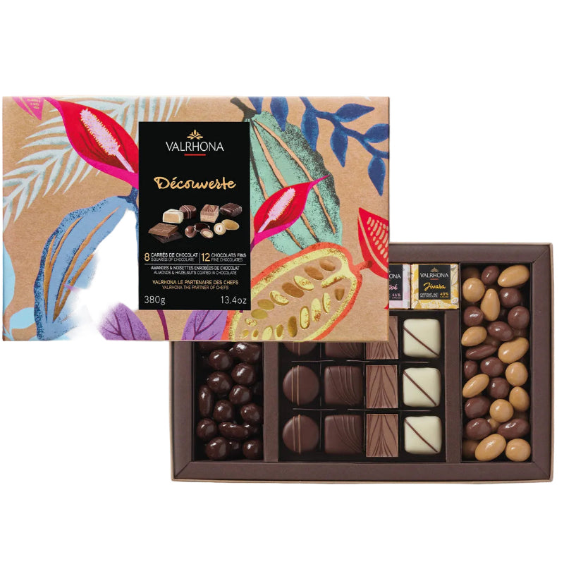 Coffrets de chocolats 380g Valrhona® DÉCOUVERTE fabrication France 🇫🇷- Le Cadeau Français