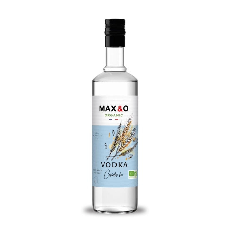 Bouteilles de spiritueux Bio élaborés en Charentes Max&O®