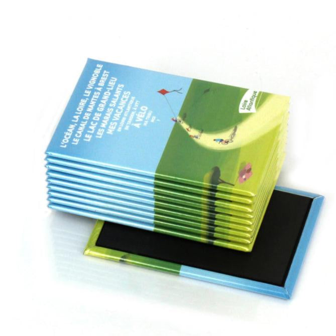 Aimant rectangulaire personnalisé (quadrichromie)