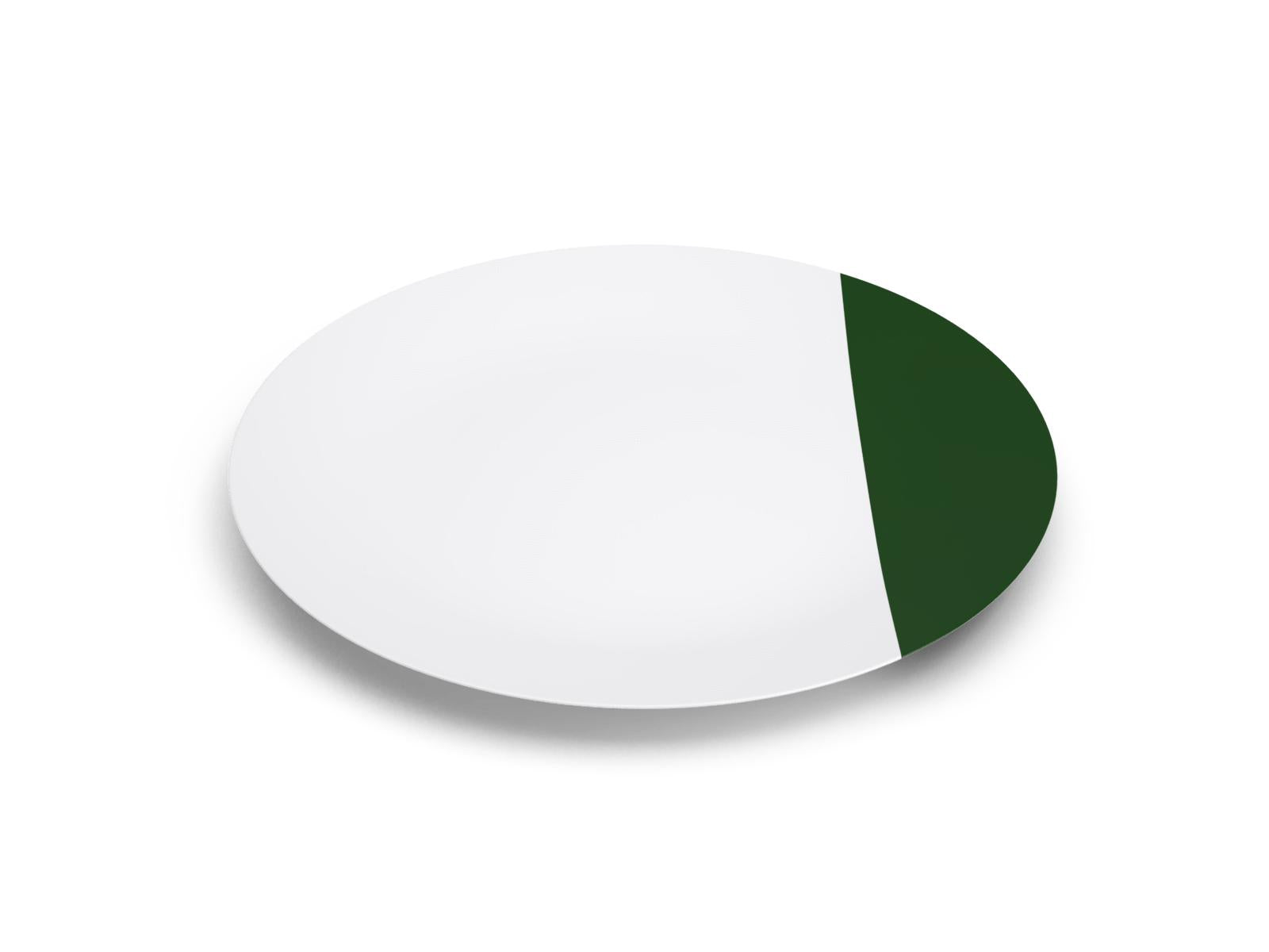 Assiettes À Diner Collection Bain De Couleurs En Porcelaine Limoges Ø 27 Cm Vert Objet Non