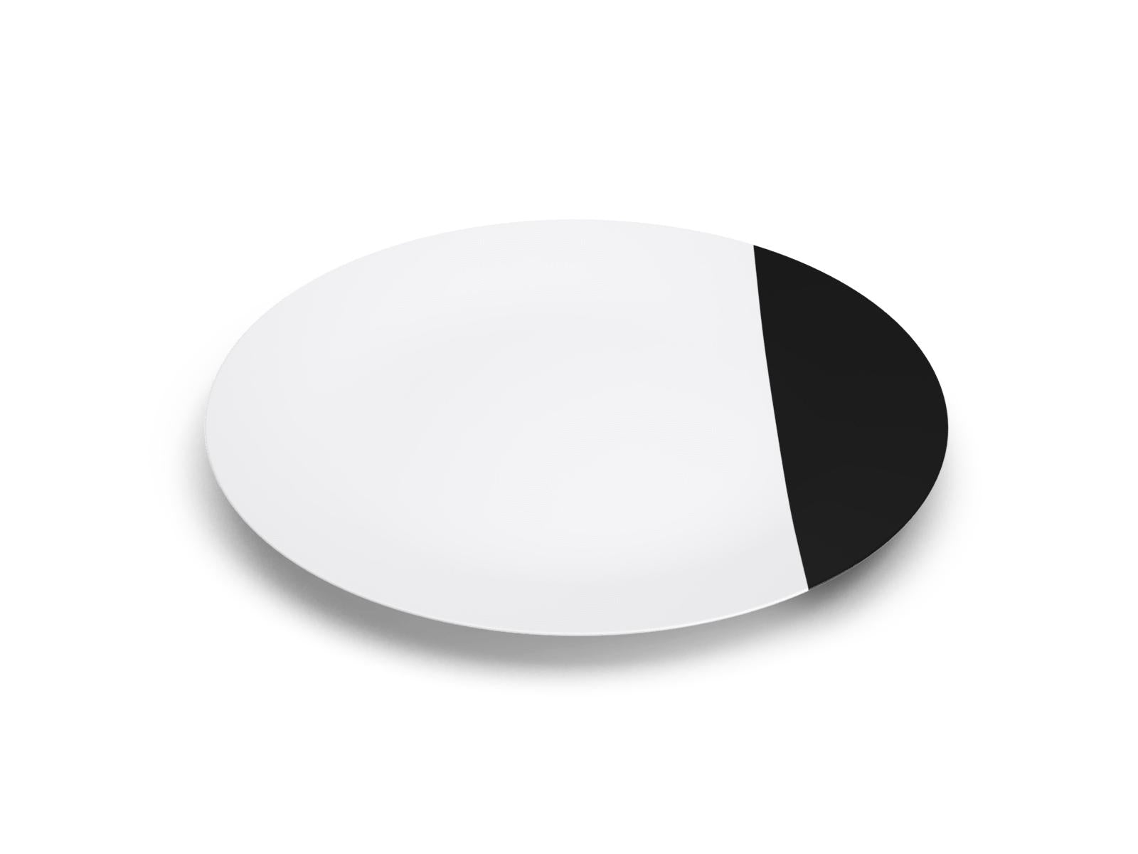 Assiettes À Diner Collection Bain De Couleurs En Porcelaine Limoges Ø 27 Cm Noir Objet Non