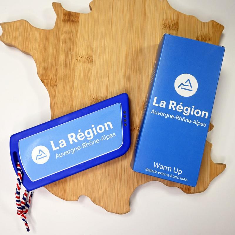 Batterie externe 8.000 mAh personnalisable-Le Cadeau Français®