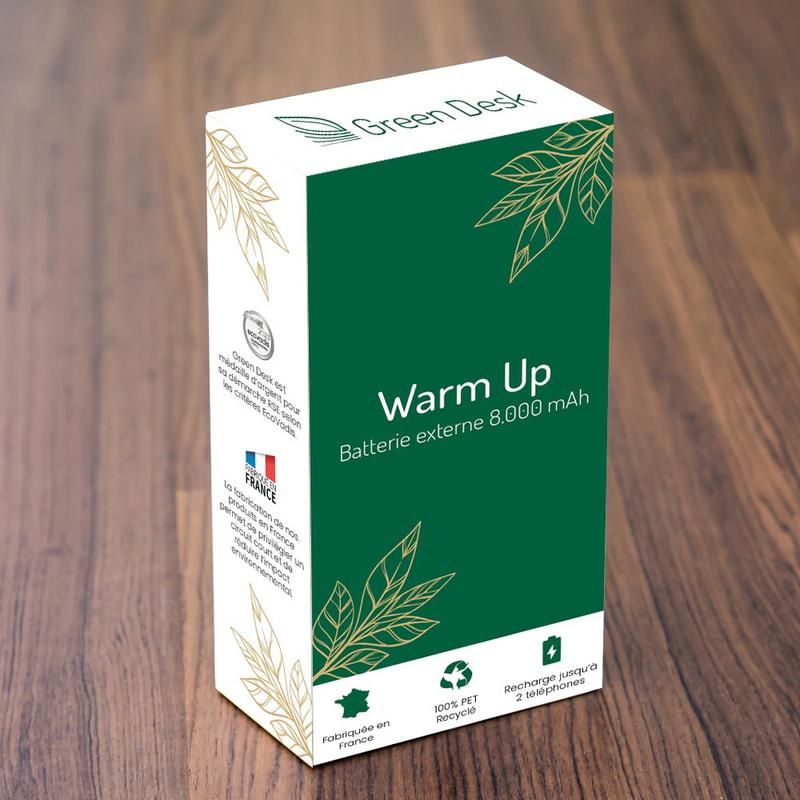 Batterie externe 8.000 mAh personnalisable-Le Cadeau Français®