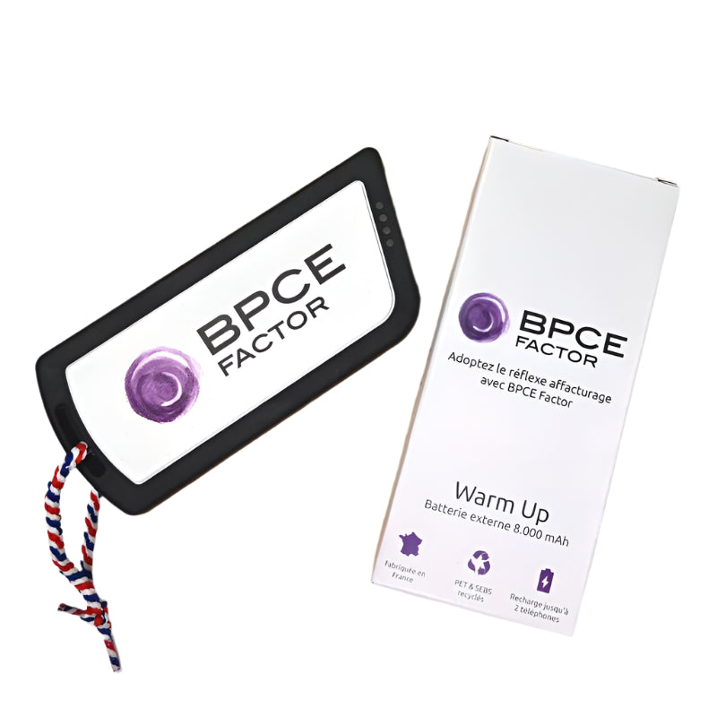 Batterie externe 8.000 mAh personnalisable-Le Cadeau Français®