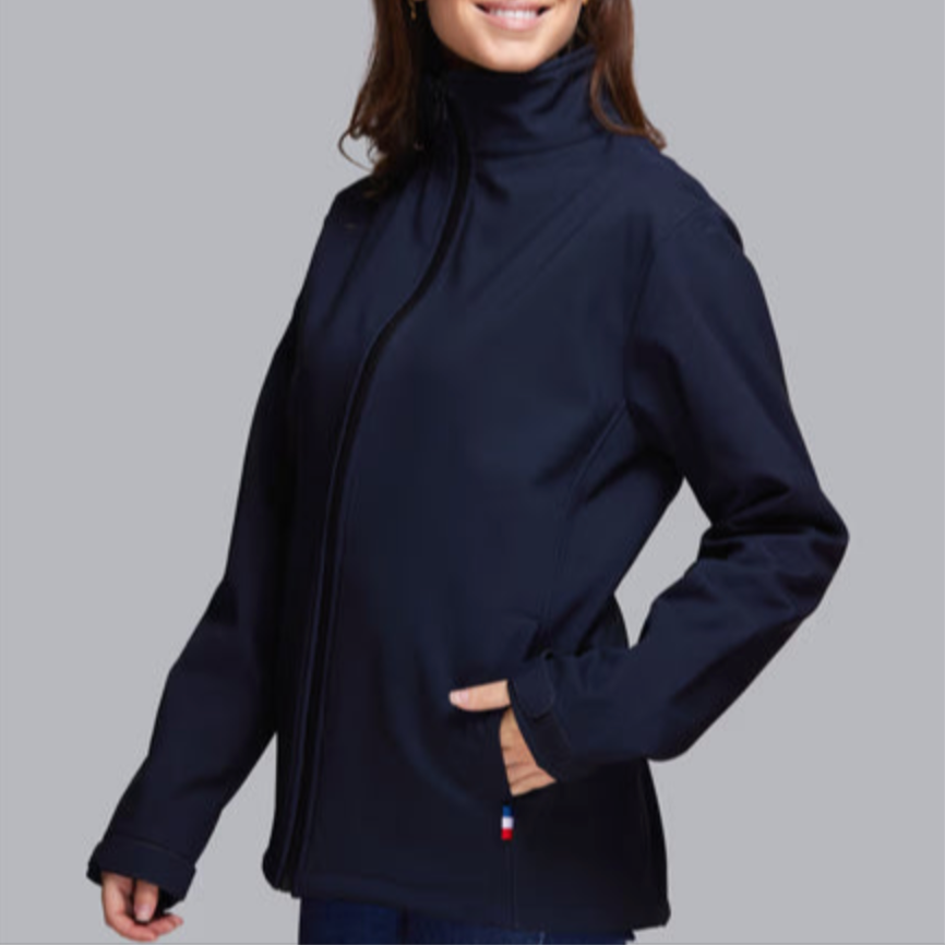 Blouson softshell Femme SALEVE personnalisable fabrication France 🇫🇷-Le Cadeau Français®