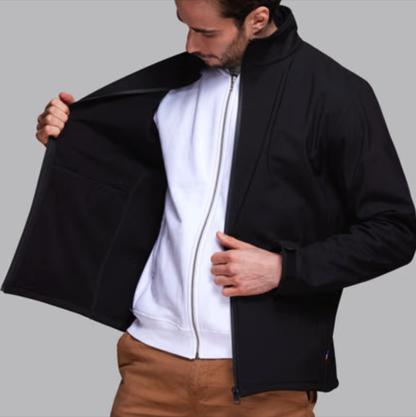 Blouson softshell Homme BELLECOMBE personnalisable fabrication France 🇫🇷-Le Cadeau Français®