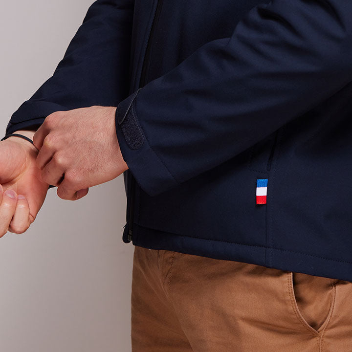 Blouson softshell Homme BELLECOMBE personnalisable fabrication France 🇫🇷-Le Cadeau Français®
