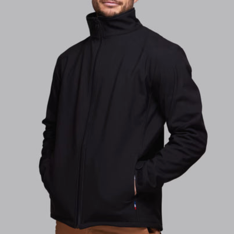 Blouson softshell Homme BELLECOMBE personnalisable fabrication France 🇫🇷-Le Cadeau Français®