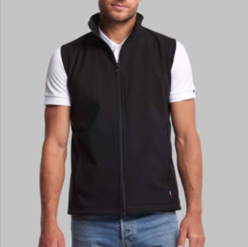 Bodywarmer softshell Homme SEMNOZ personnalisable fabrication France 🇫🇷-Le Cadeau Français®