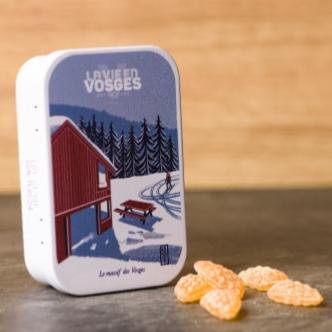 Boîte de bonbons des Vosges personnalisée