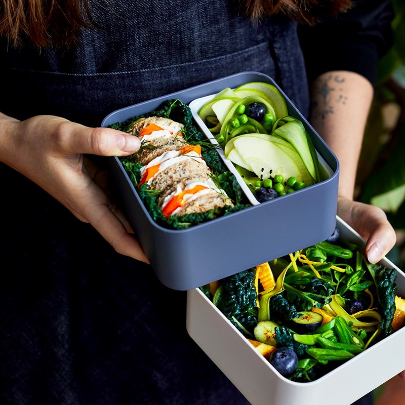 Boîte à repas lunchbox carré personnalisable Mon Bento®