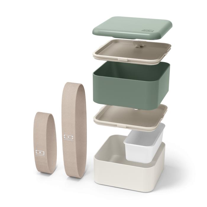 Boîte à repas lunchbox carré personnalisable Mon Bento®