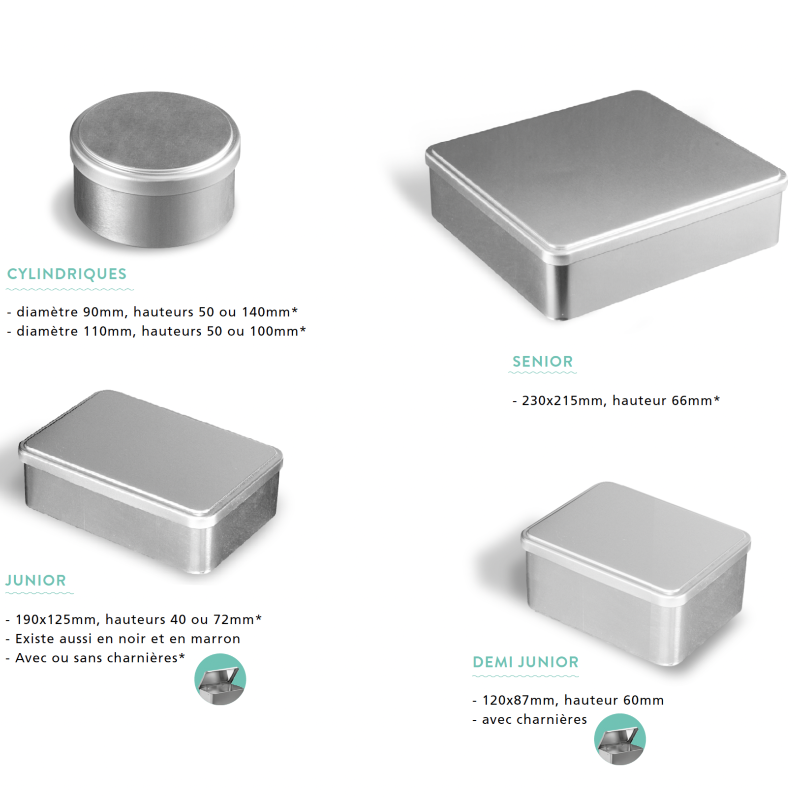 Boîte en métal personnalisée pour cadeaux d'entreprises-Le Cadeau Français®