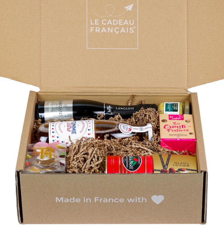 Boîte en carton kraft Le Cadeau Français