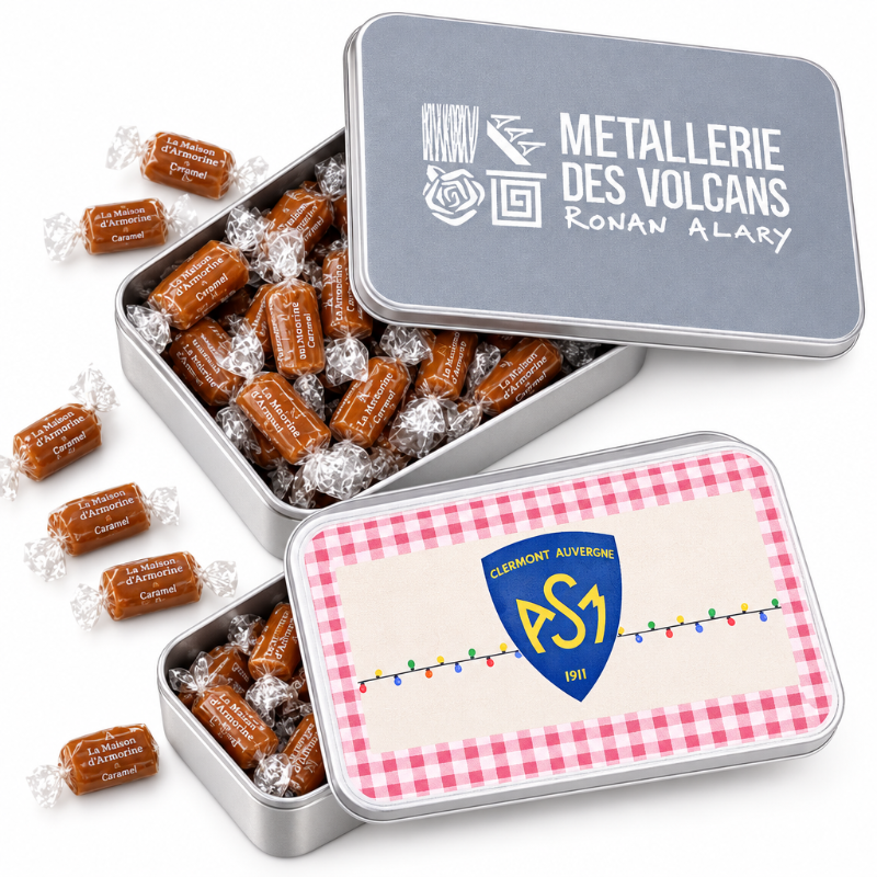 Boîte de caramels tendres artisanaux personnalisée 🇫🇷