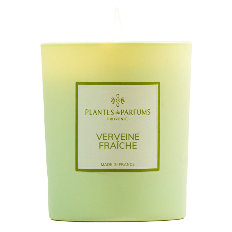 Bougie Verveine Fraîche Plantes & Parfums® fabrication France 🇫🇷
