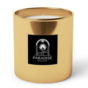 Bougie dorée parfumée personnalisable - Le Cadeau Français