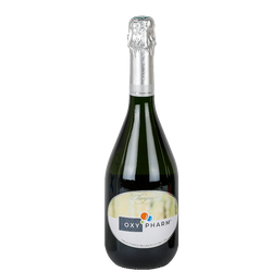 Bouteille champagne sticker personnalisé OXY PHARM' Le Cadeau Français