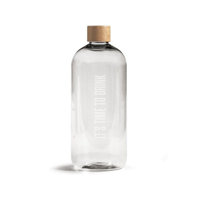 Gourde Bubu en plastique recyclé ♻️ translucide personnalisable 🇫🇷