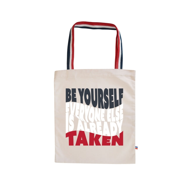 Tote bag en coton BIO coloré personnalisable 🇫🇷