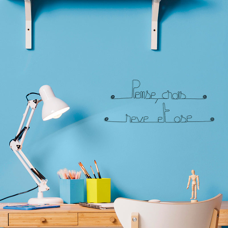 Décoration murale avec citations en métal Bijoux de Mur® fabrication France 🇫🇷