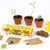 Kit de plantation Trio de pots terre cuite avec graines à semer personnalisé