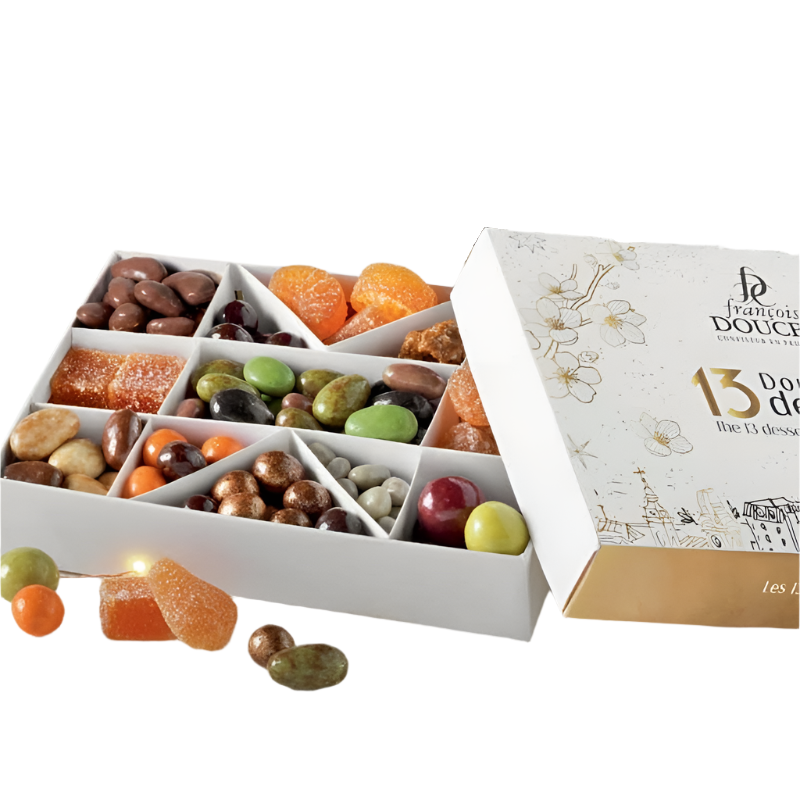 Coffret 13 douceurs de Noël 550g François Doucet® fabrication France 🇫🇷
