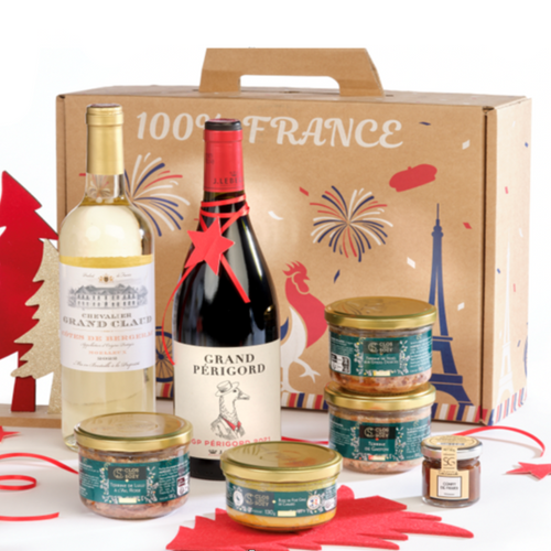 Coffret gourmand "Cocorico" fabrication France 🇫🇷