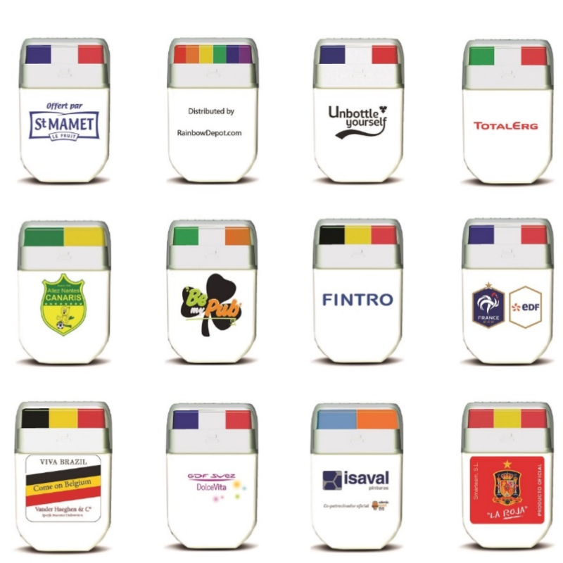 Crayon de maquillage pour supporters Fanbrush™ personnalisable fabrication France 🇫🇷