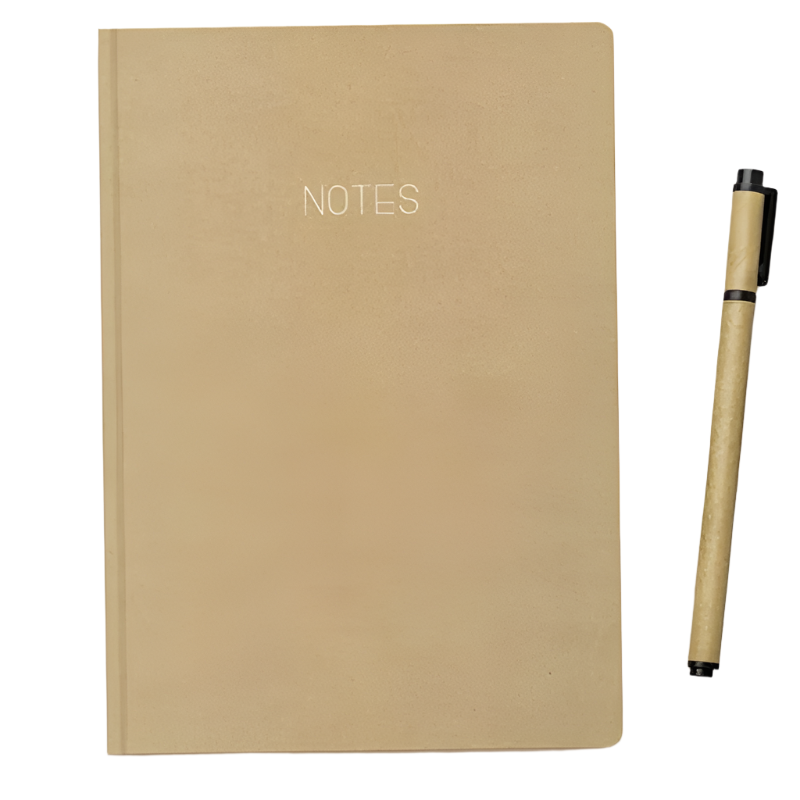 Carnet de notes A5 à couverture souple ECOKRAFT♻️ personnalisé fabrication France 🇫🇷
