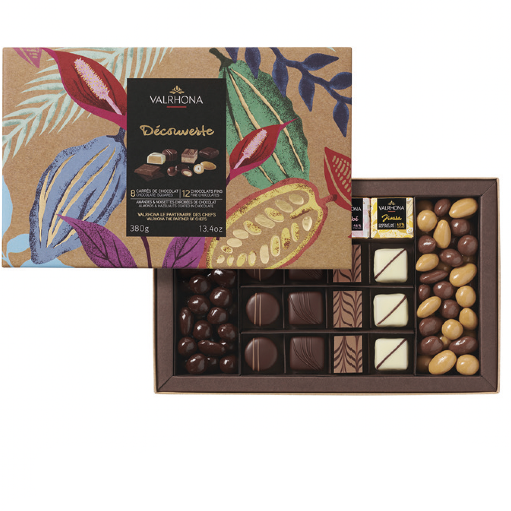 Coffrets de chocolats 380g Valrhona® DÉCOUVERTE fabrication France 🇫🇷