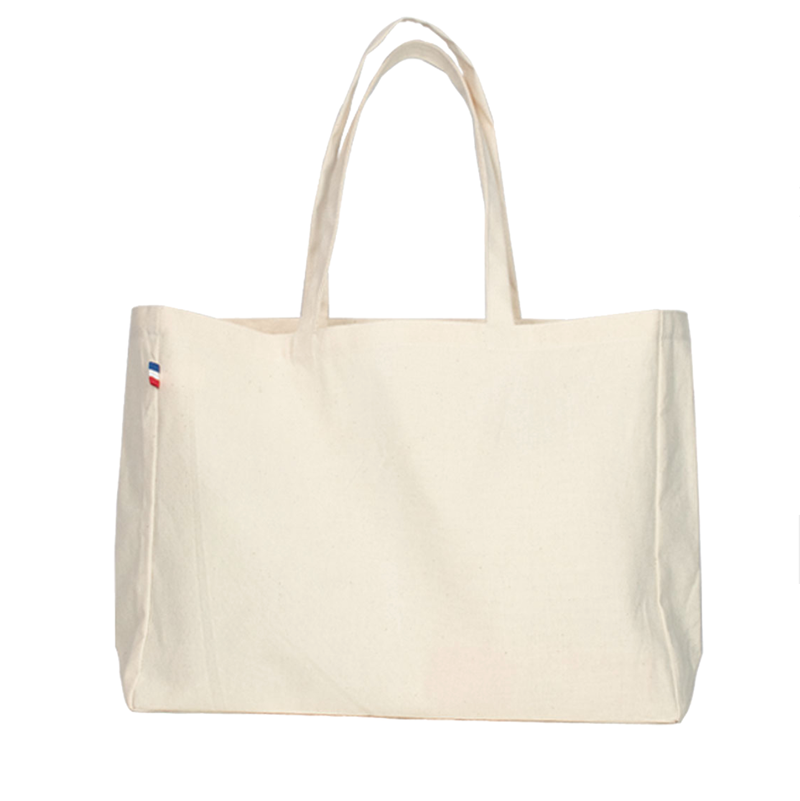 Cabas en coton épais avec soufflet personnalisable 🇫🇷