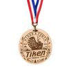 Médaille en bois ronde 8,5 cm personnalisable 🇫🇷