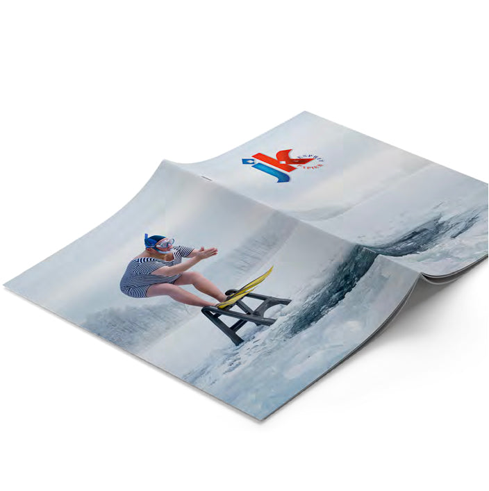 Carnet de notes A5 dos agrafé couverture souple personnalisé impression quadri