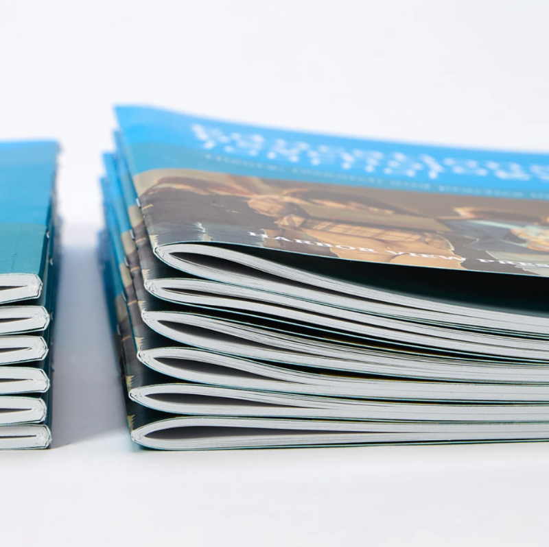 Carnet, livret ou cahier A5 ou A4 à reliure métallique (agrafes) et couverture souple entièrement personnalisable - Le Cadeau Français