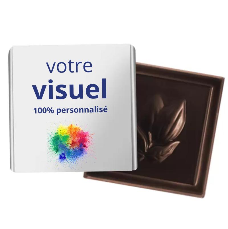 Carré de chocolat 4g personnalisé Le Petit Carré de Chocolat®