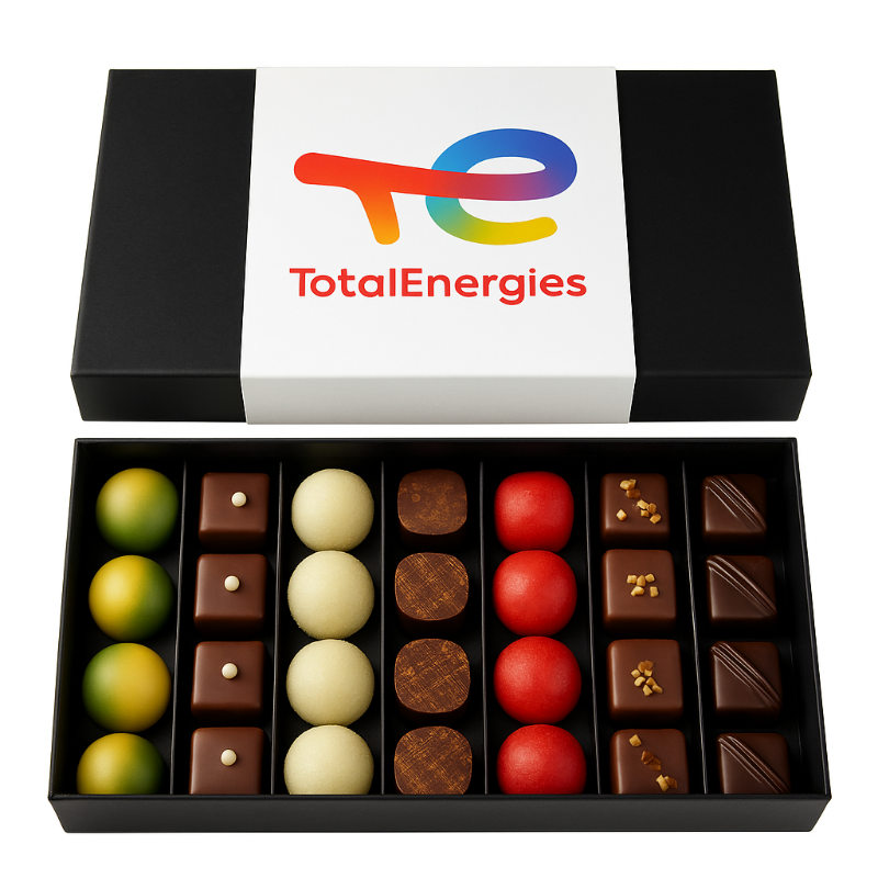 Chocolats Guisabel personnalisables avec fourreau - Le Cadeau Français