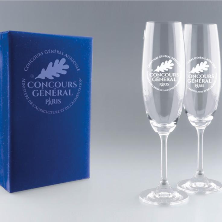 Coffret 2 flûtes à champagne