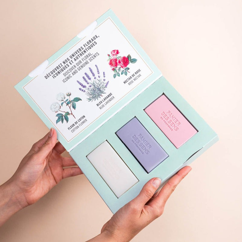 Coffret 3 savons 100g parfumés Panier des Sens®