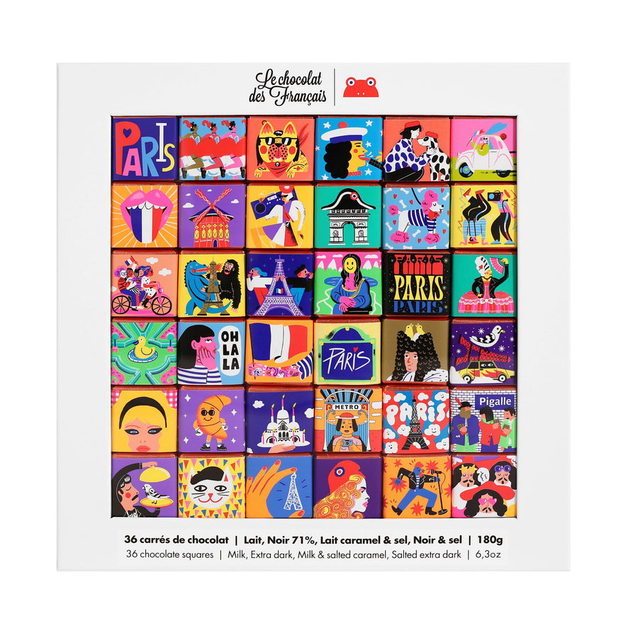 Coffret de 36 carrés Bio Le Chocolat des Français®