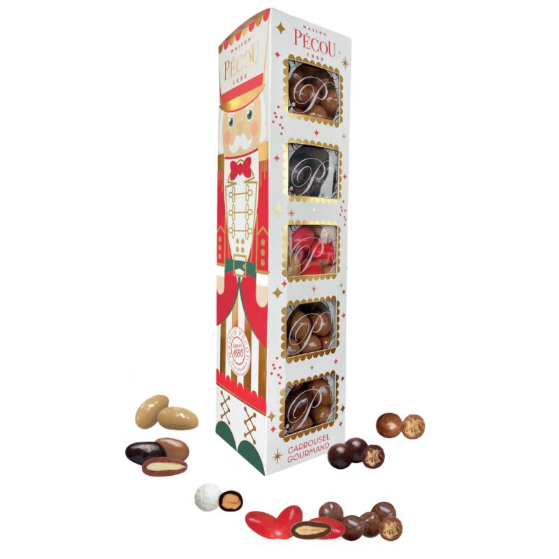 Coffret 5 recettes d'enrobés 400g Maison Pécou® CASSE-NOISETTE fabrication France 🇫🇷