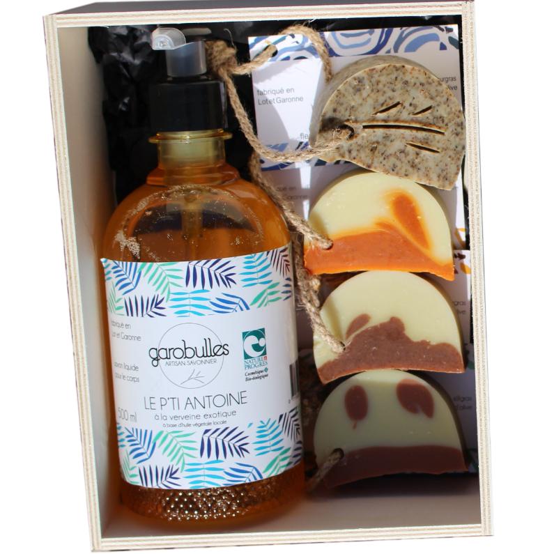 Coffret 5 savons artisanaux bio 🌳 Garobulles®