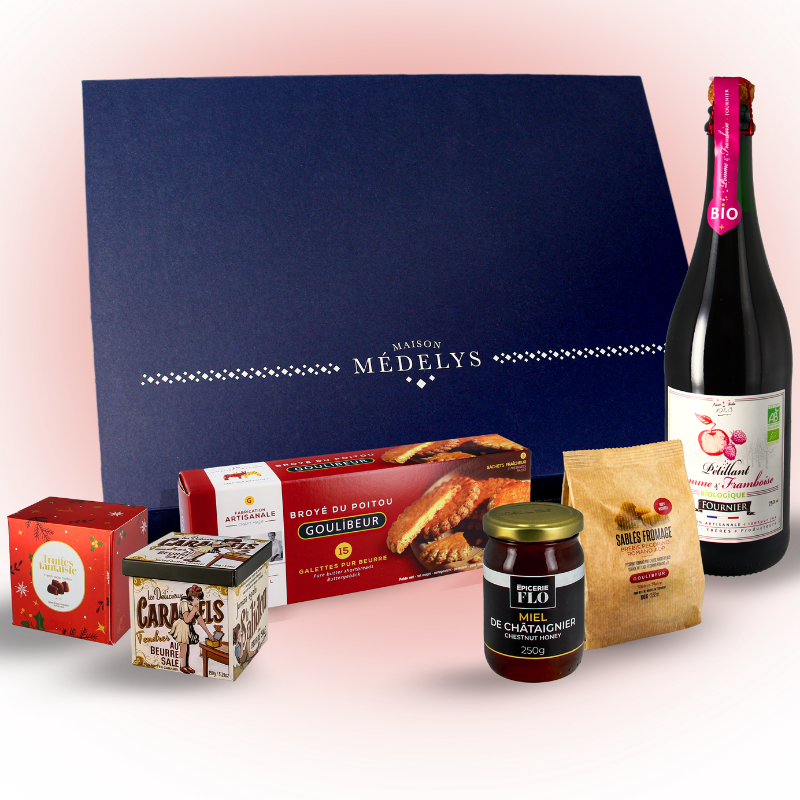 Coffret gourmand "Nectar" 6 produits d'épicerie française premium - Le Cadeau Français