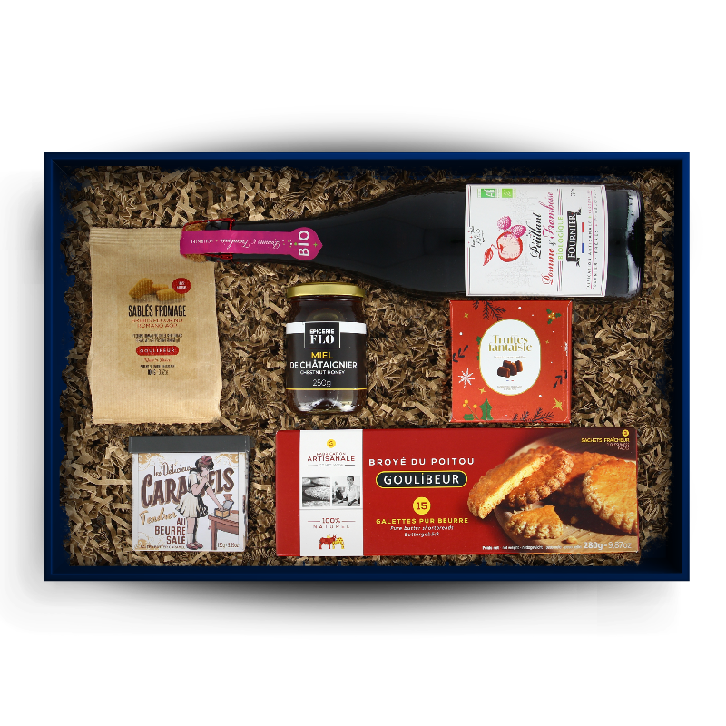 Coffret gourmand "Nectar" 6 produits d'épicerie française premium - Le Cadeau Français