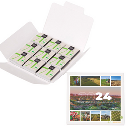 Coffret 9 carrés de chocolat personnalisé SAFER Le Cadeau Français