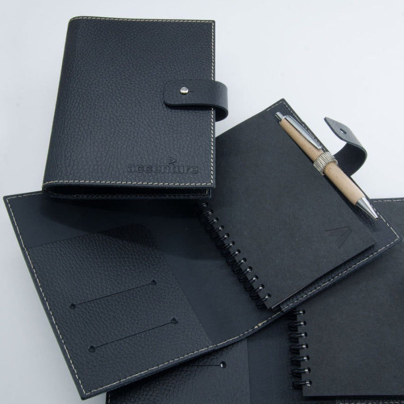 Conférencier A5 en cuir recyclé ♻️